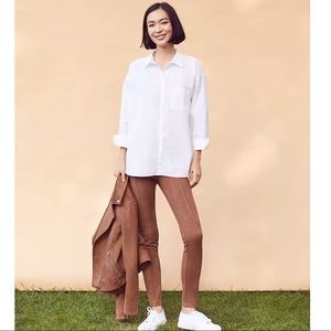 LOFT NWT❗️Faux Suede Side Zip Leggings